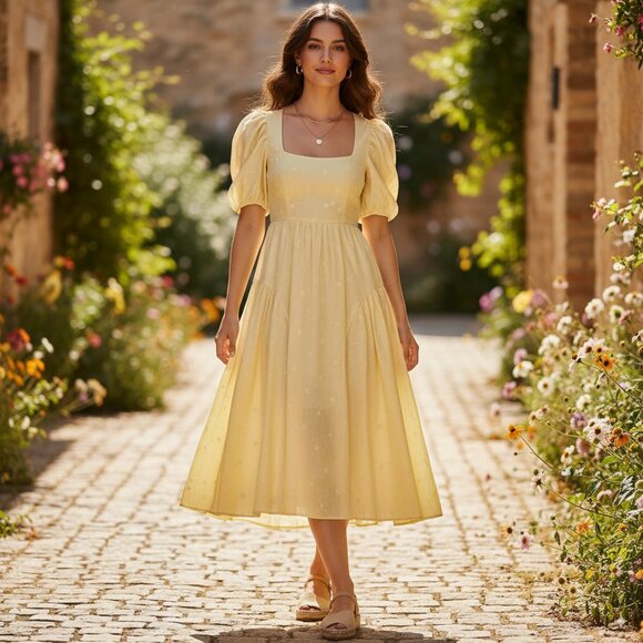 Moon River Dresses & Skirts - NWT MOON RIVER Midi Tiered Dress